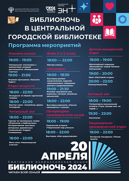 В Набережных Челнах пройдет «Библионочь»