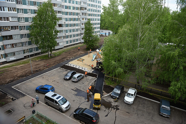 В 19 челнинских дворах завершены работы по освещению
