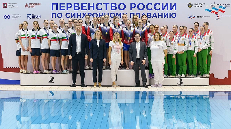Воспитанницы спортшколы «Дельфин» завоевали бронзу на Первенстве России