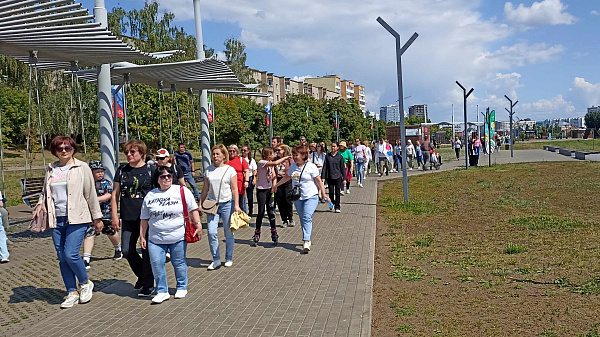 Набережные Челны присоединились к Всероссийской акция «10 000 шагов к жизни»