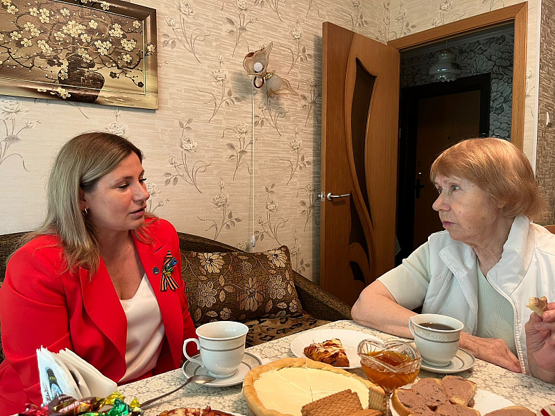 Ирина Сагидуллина навестила ветеранов