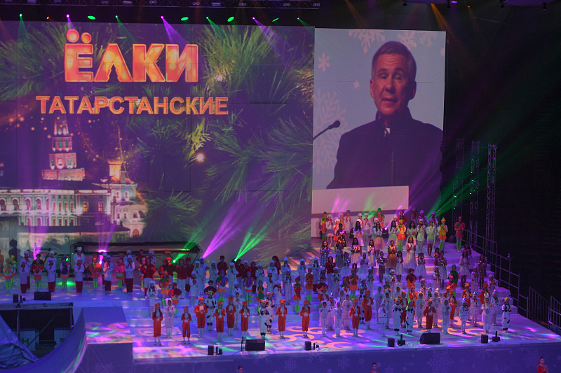 На новогоднюю елку президента выехали свыше 300 челнинцев