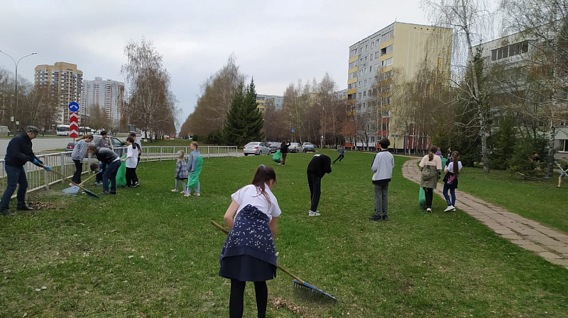 Челнинцы принимают активное участие в благоустройстве территорий города
