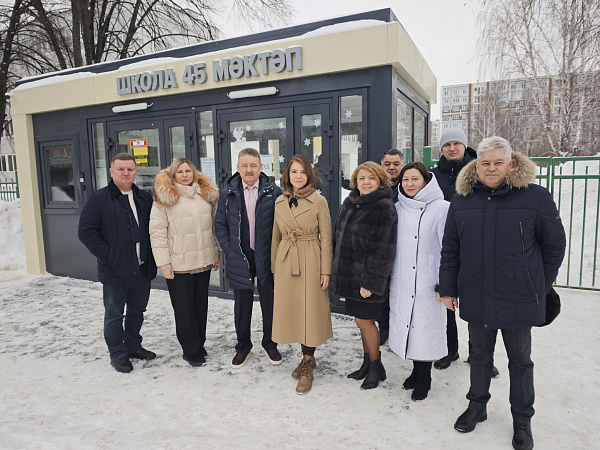 Яр Чаллыда 45 нче мәктәптә капиталь ремонт барышын бәяләделәр