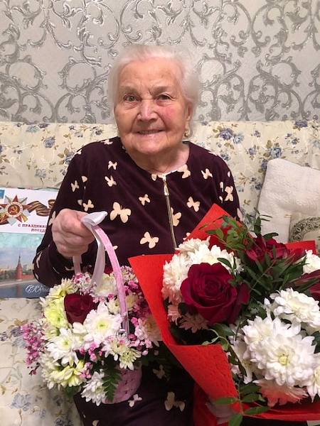 Ветеран Великой Отечественной войны празднует 95-летний юбилей