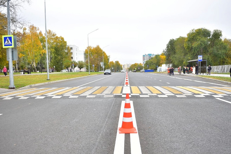 Улицу Маршала Жукова торжественно открыли после капитального ремонта