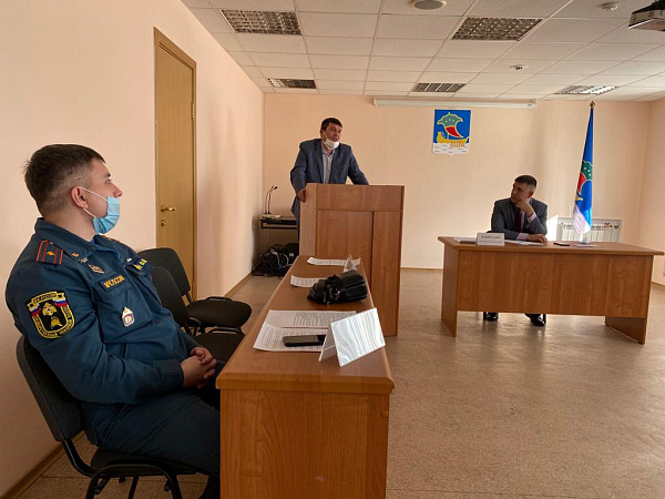 Комсомол районында язгы ташу мәсьәләсе буенча киңәшмә узды