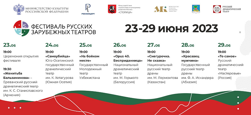 «Мастеровые» примут Международный фестиваль русских зарубежных театров