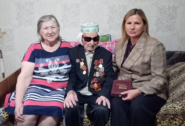 Ветеранга рәхмәт белдерделәр