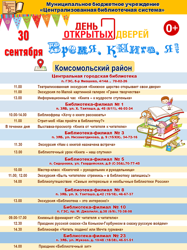 Централизованная библиотечная система проводит День открытых дверей