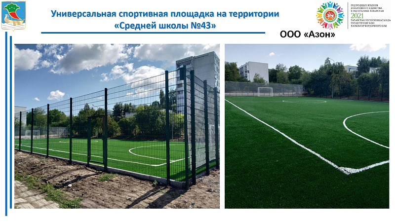 На территории двух школ в Челнах появятся спортивные площадки