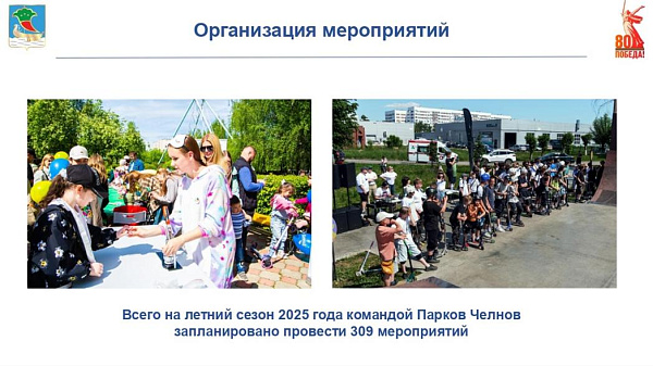 Чаллы парклары командасы җәйге чараларны оештыра