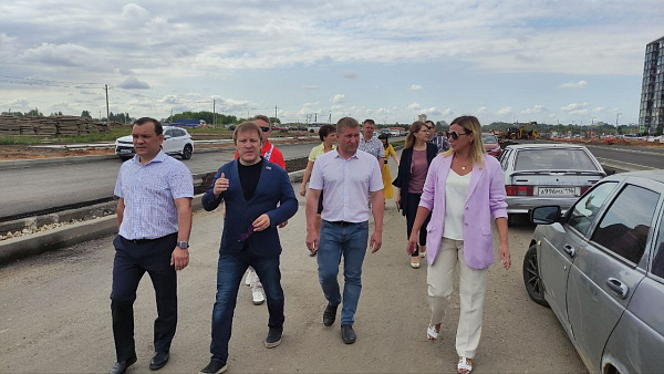 Строительство 1-го этапа продолжения Московского проспекта будет завершено к концу августа